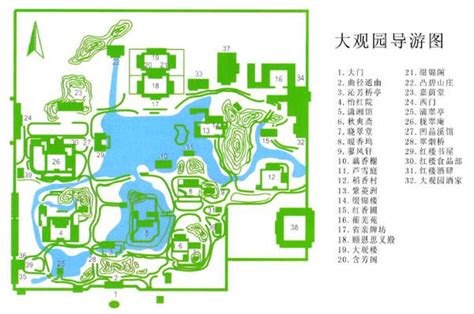 北京大观园地图