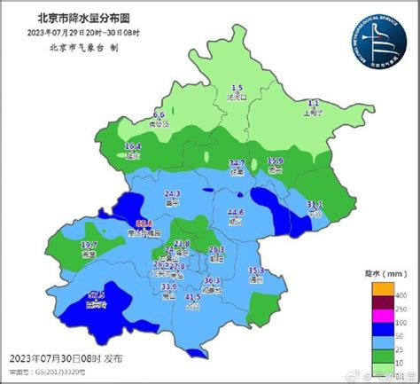 北京暴雨预警实时