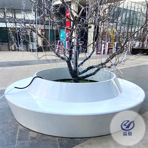 北京玻璃钢树池坐凳雕塑型号