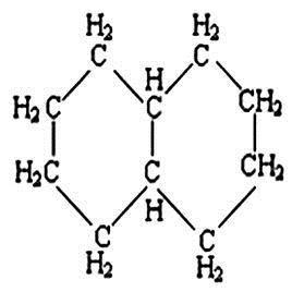 十氢化萘的结构式