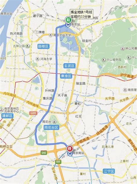 南京站到钟山宾馆地铁怎么走