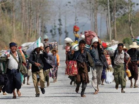 印度接收缅甸难民