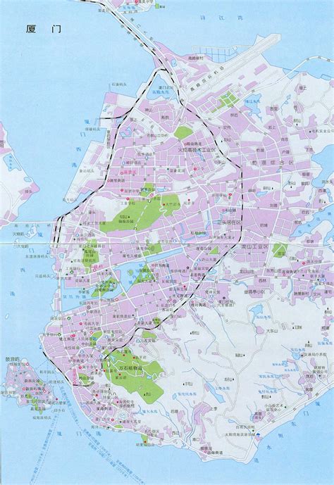 厦门地图2022版全图