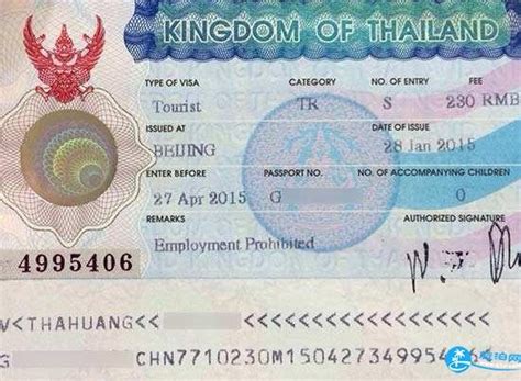 去泰国旅游办什么证件