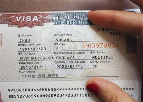 去韩国签证2年多少钱