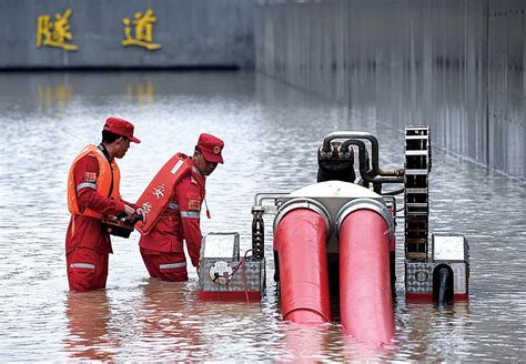 发洪水视频2020河南省