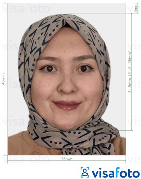 哈萨克斯坦签证照片尺寸