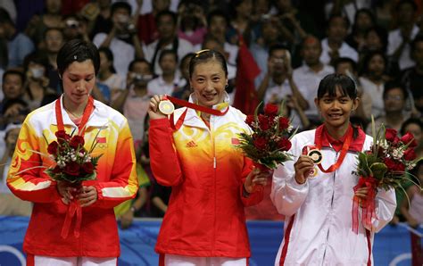 国家女子羽毛球队历届奥运会冠军