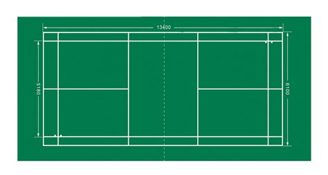 国际标准羽毛球场尺寸