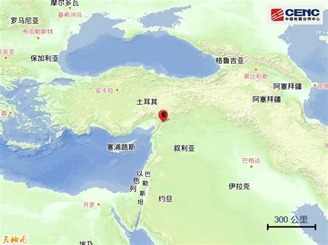 土耳其二次强震位置