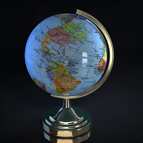 地球仪3d立体看世界地图