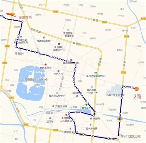 夏邑公交路线图