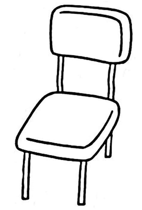 多功能椅子的简笔画