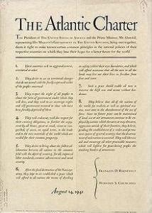 大西洋宪章的宗旨与原则