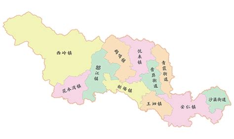 大邑县全县地图