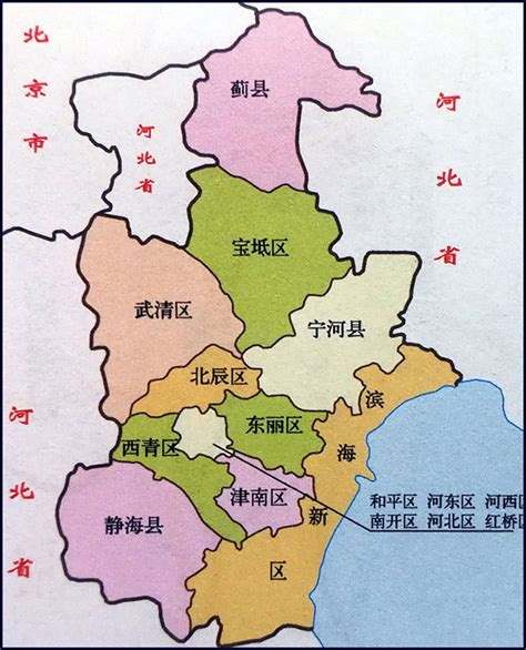 天津市区地图高清版大图