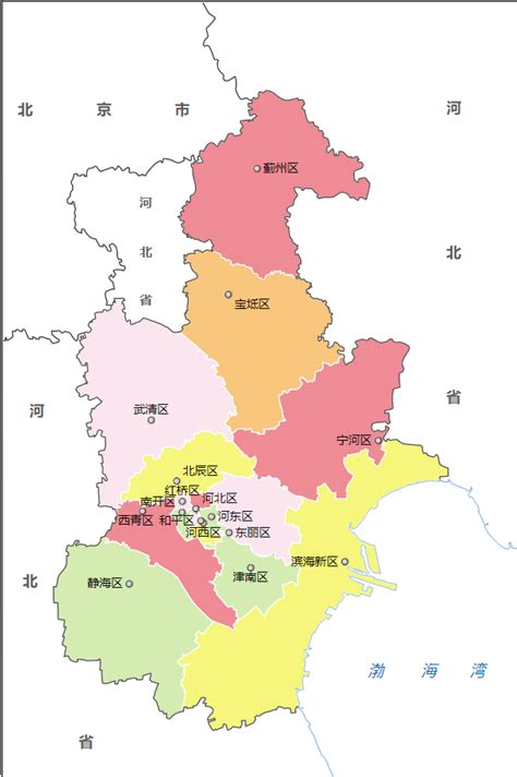 天津市宝坻区蓟州区地图