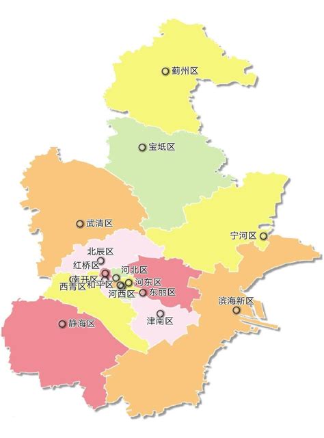 天津河北区地图高清版