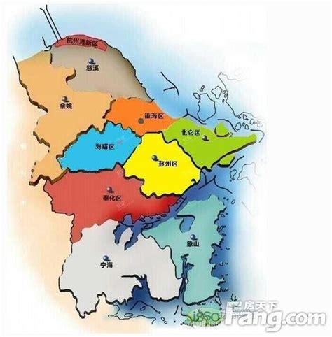 宁波鄞州区详细地图