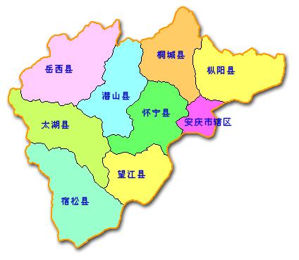 安庆市行政区划