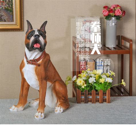 客厅树脂模型仿真犬