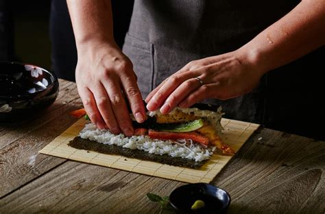 寿司制作过程超简单