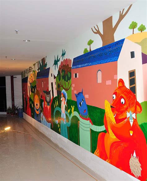 幼儿园墙壁装饰材料