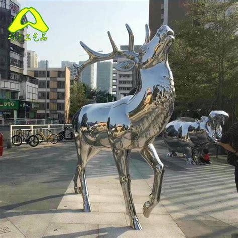 广东大型不锈钢动物雕塑