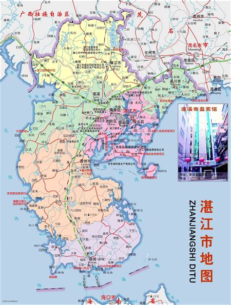 广东湛江市地图全图