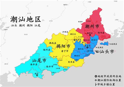 广东潮汕地图全图