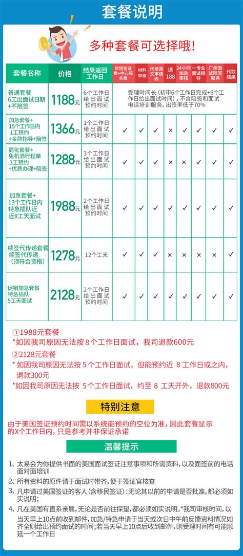 广州签证中介代填表费用
