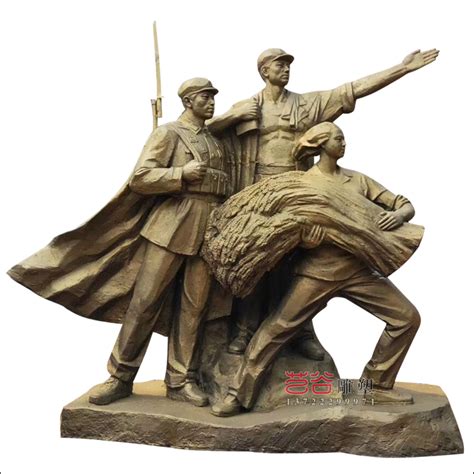 广西历史人物铜雕塑定做