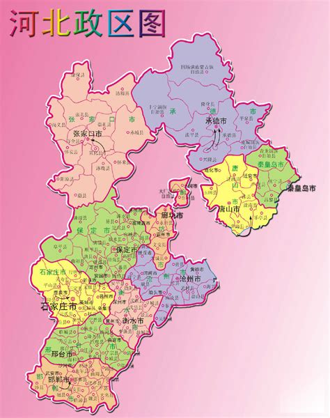 廊坊市县地图