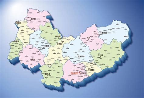 忻州市区街道地图