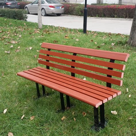 成都塑木公园休闲椅