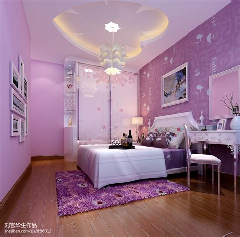房间装修图片紫色