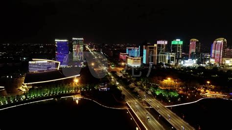 扬州明月湖夜景视频