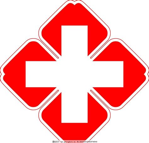 救护车十字标志图片