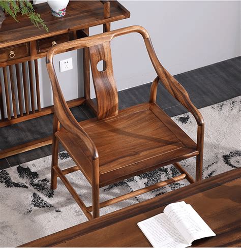 新中式实木禅椅