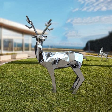 新乡景观不锈钢动物雕塑报价