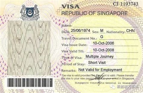 新加坡签证多少钱