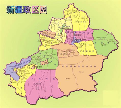 新疆高清地图全图