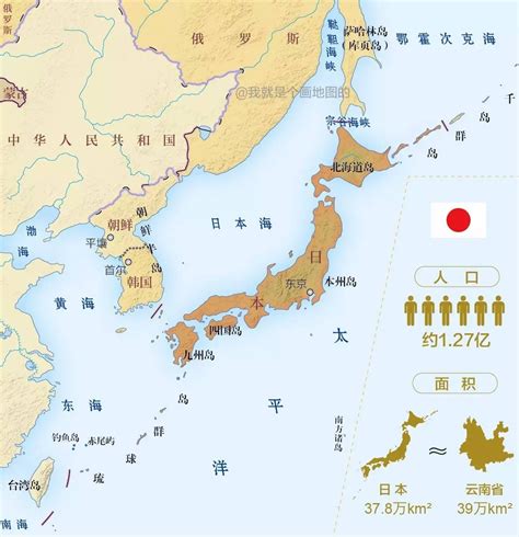 日本和中国地图位置