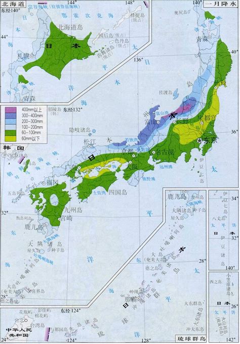 日本降水季节特点