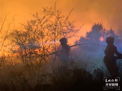 昆明西山区发生森林火灾