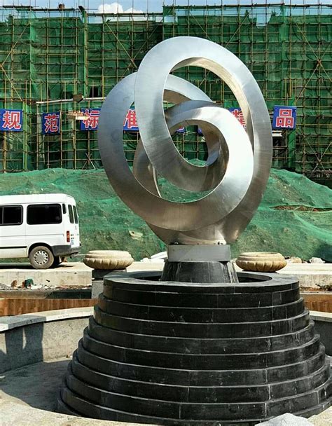 晋城不锈钢房地产水景雕塑