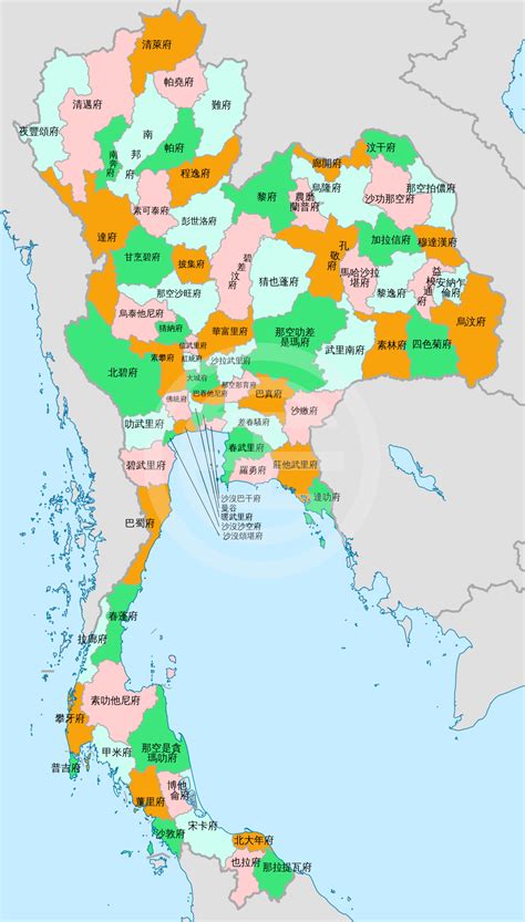曼谷北部地图
