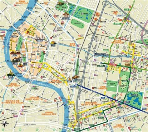 曼谷城市地图高清版