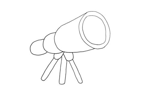 望远镜简笔画儿童
