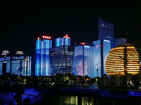 杭州钱江新城灯光秀最佳观赏位置